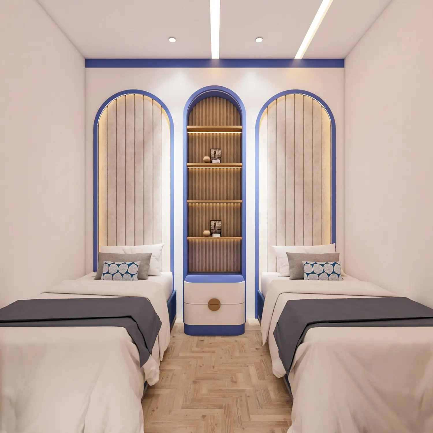 Create Symmetry with Twin Beds
