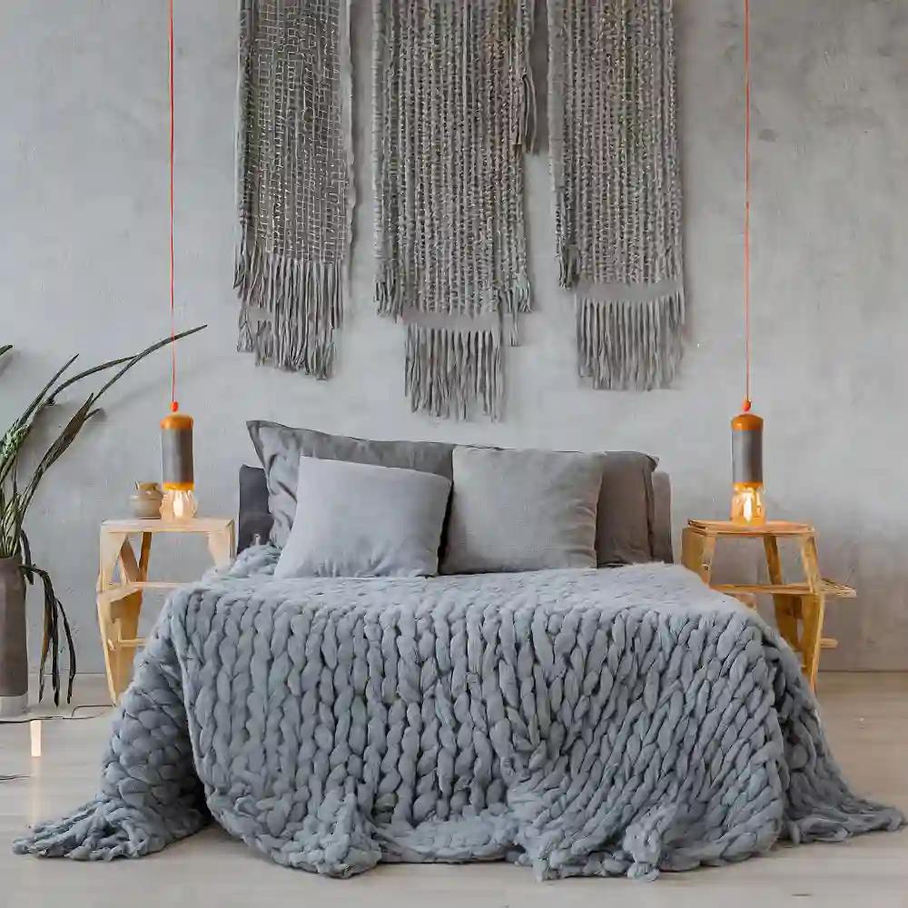 A Chunky Knit and Boucle Texture Layer