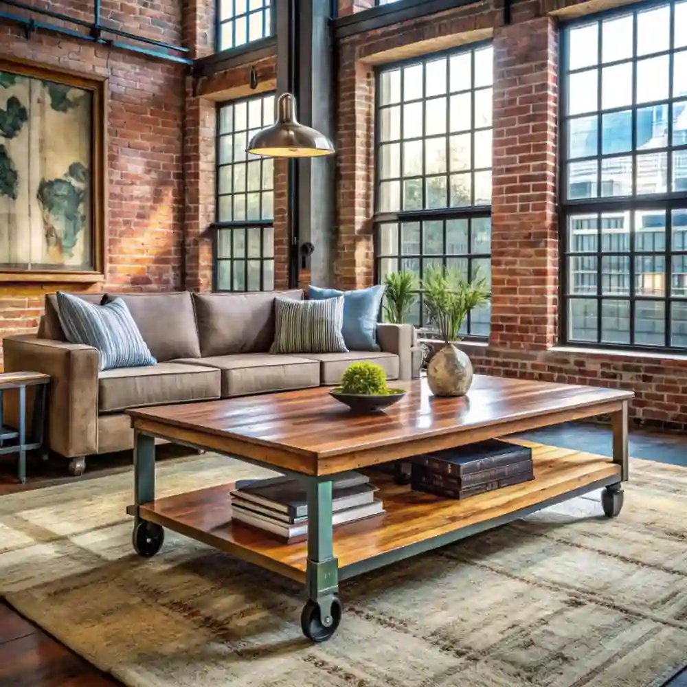 A Reclaimed Wood Coffee Table