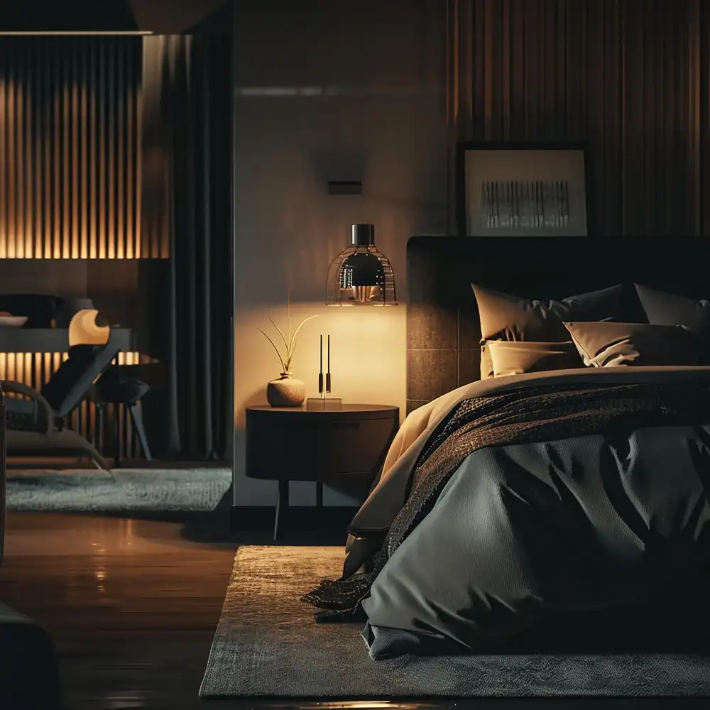 Drench the Room in Warm Charcoal