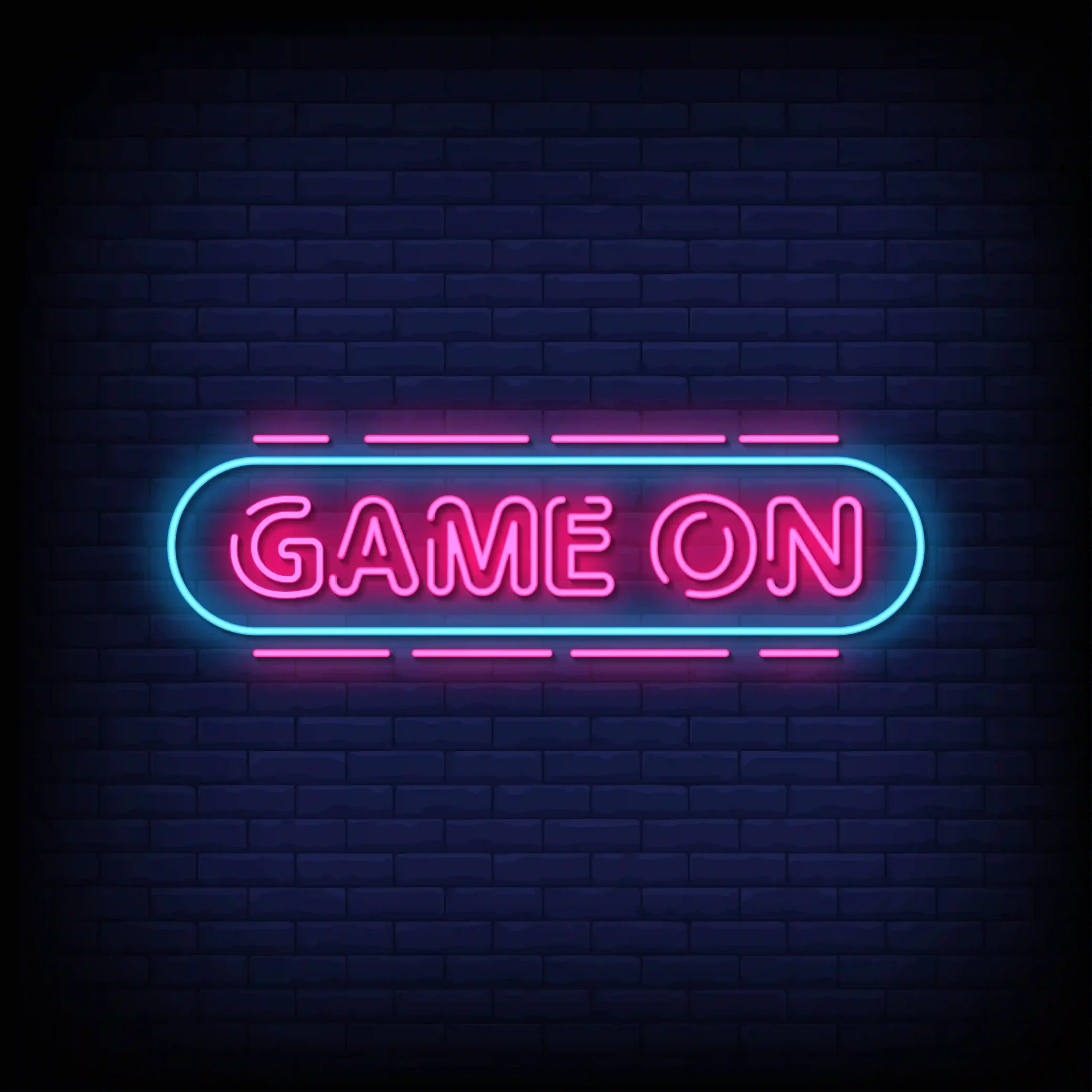 Retro vintage man cave with neon sign, arcade machine, chrome bar stools, and period-specific diner-style lighting