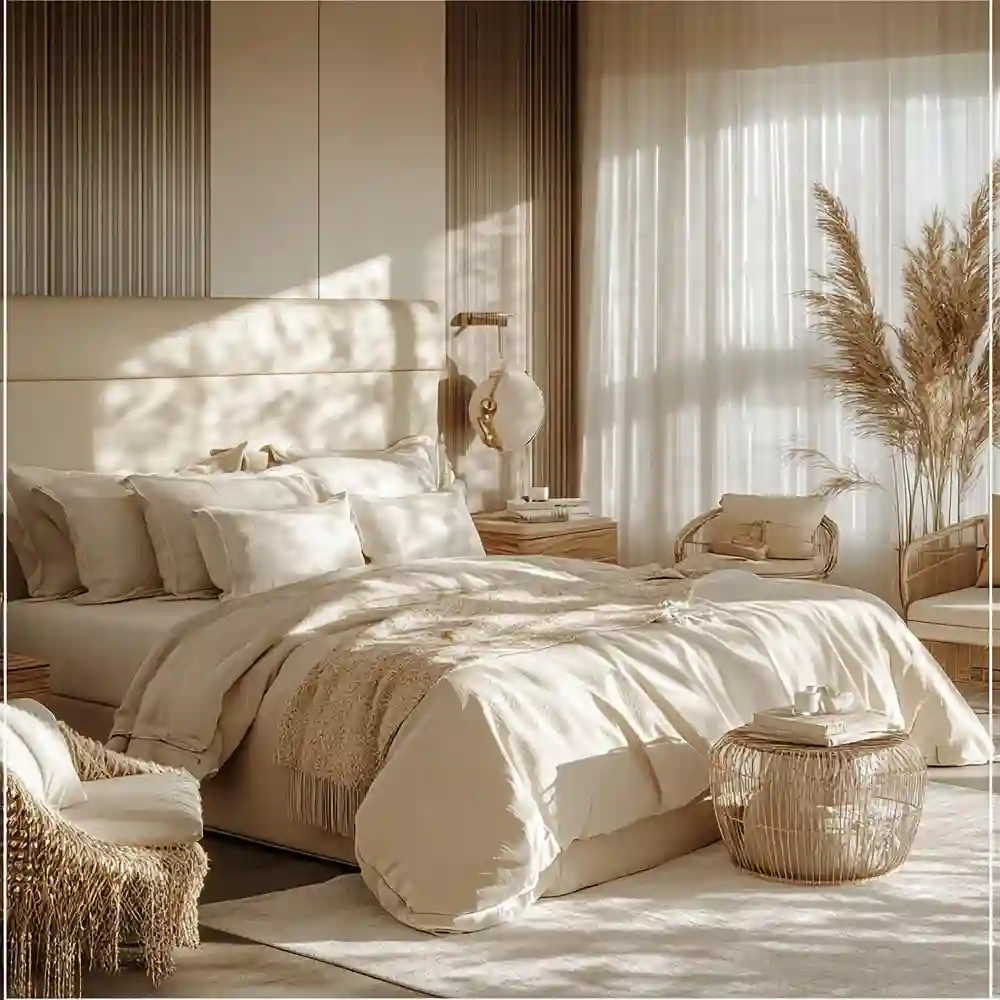 Woven, Paper, and Rattan Details